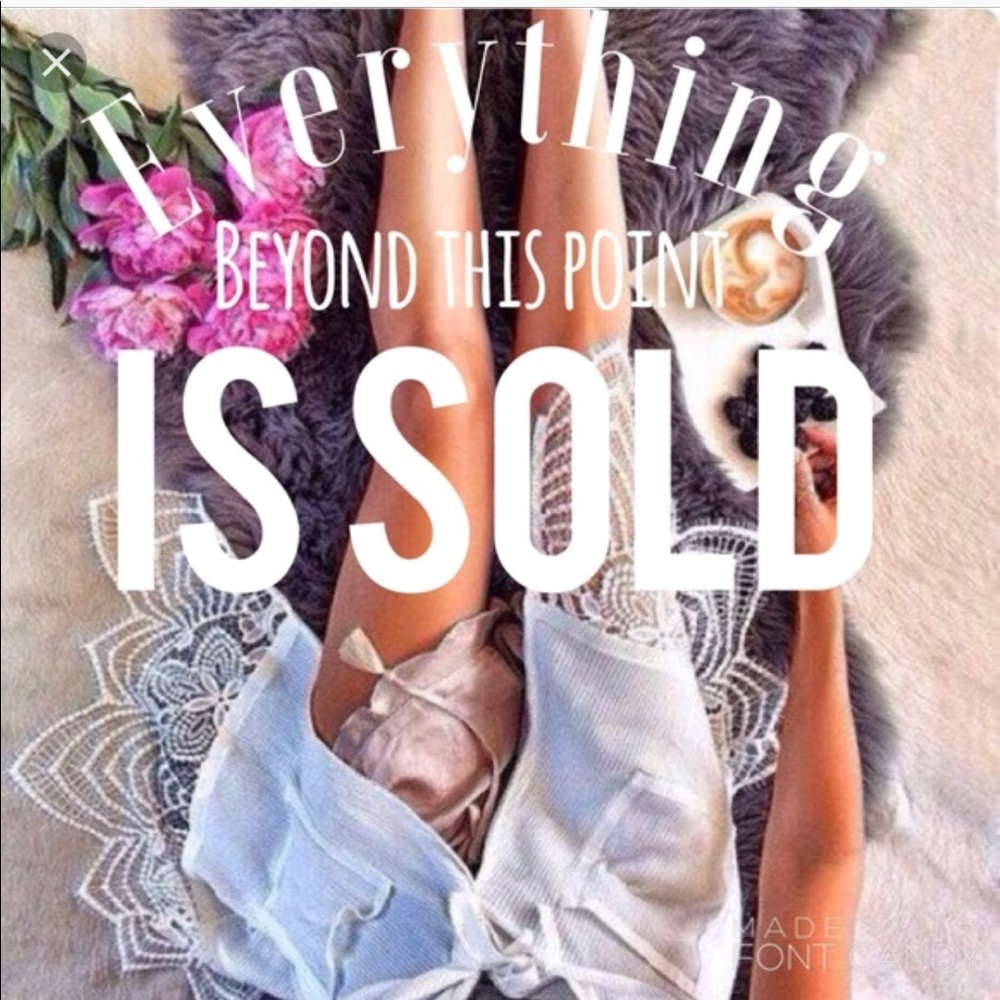 Sold beyond this point